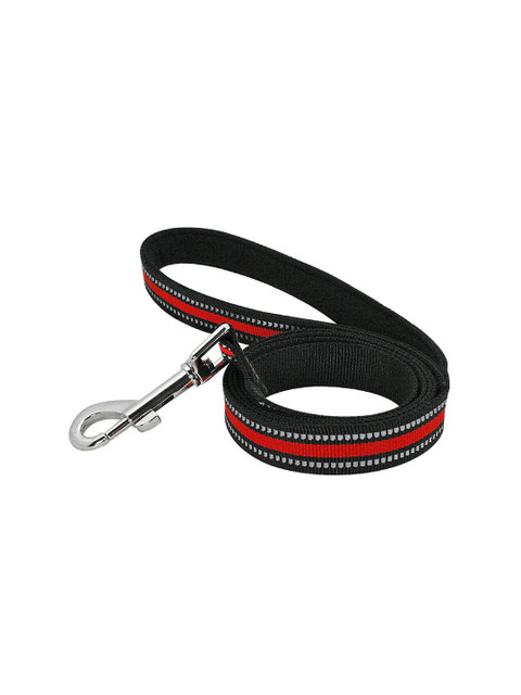 

PETS EMPIRE Red & Black Self Design Nylon Dog Training Lead