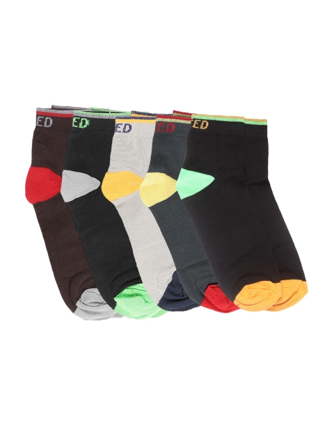 

Dollar Men Pack Of 5 Assorted Ankle-Length Socks