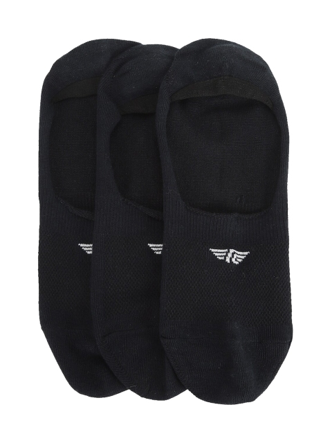 

Red Tape Men Pack of 3 Navy Blue & White Solid Shoeliners