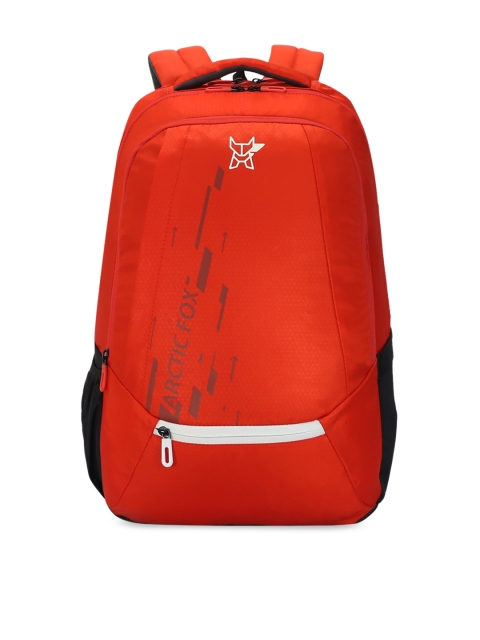 

Arctic Fox Unisex Red Typography Backpack