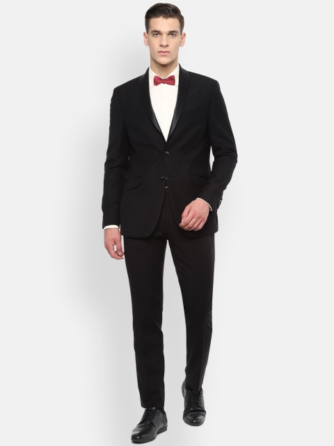 

Van Heusen Men Black Solid Slim-Fit Tuxedo Suit