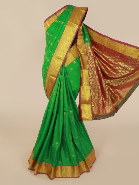 

Pothys Green Woven Design Art Silk Saree