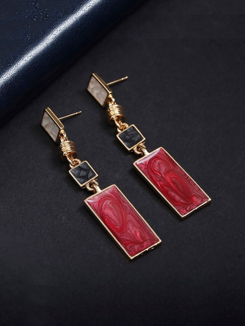 AQUASTREET Multicoloured Contemporary Drop Earrings, Multi