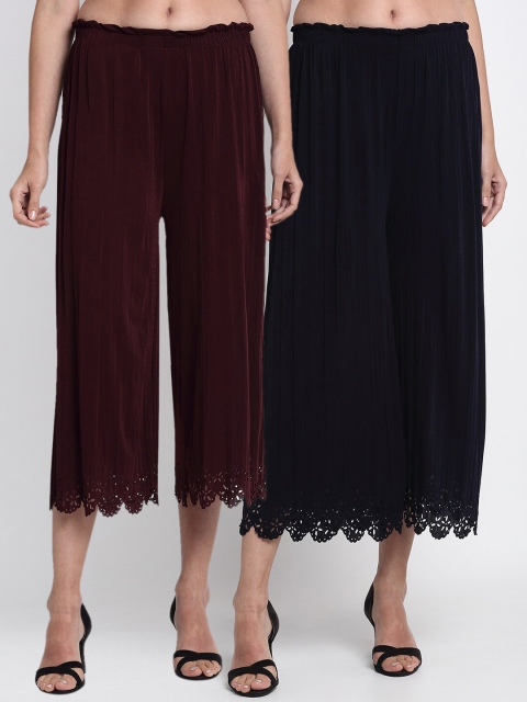 

NEUDIS Women Red Solid, Navy blue