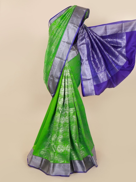 

Pothys Green & Blue Art Silk Woven Design Saree