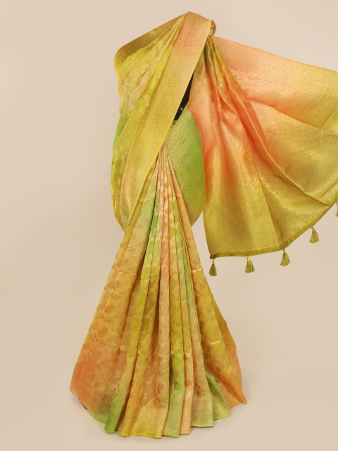 

Pothys Multicoloured Woven Design Cotton Blend Saree, Multi