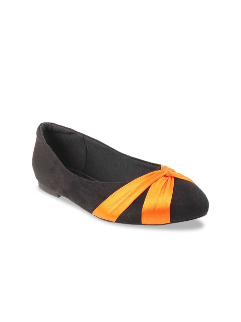 

Metro Women Orange Colourblocked Ballerinas