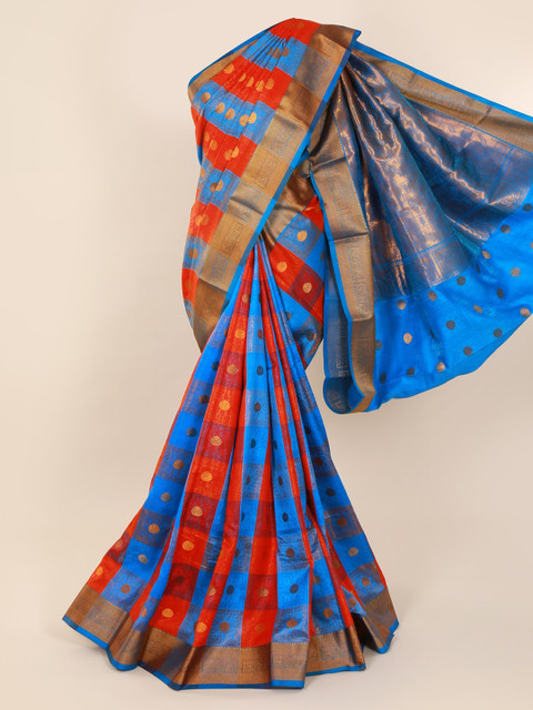 

Pothys Multicoloured Woven Design Art Silk Saree, Multi