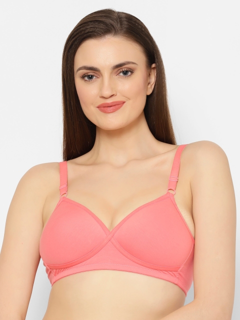 

Floret Rose Solid Non-Wired Lightly Padded Minimizer Bra T3062
