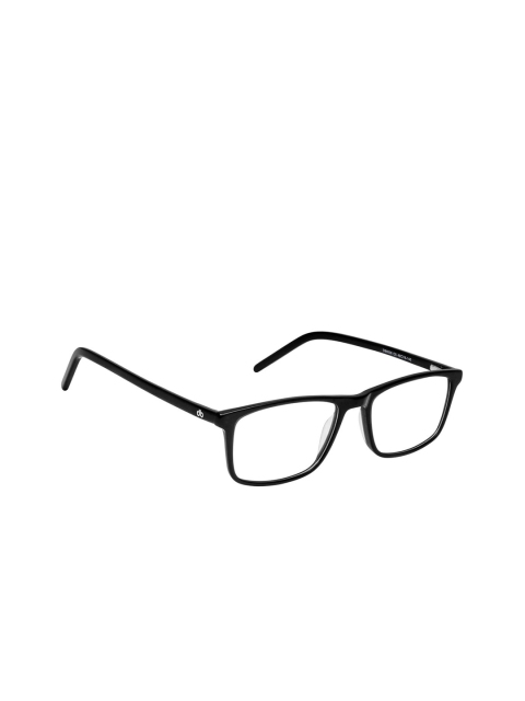 

David Blake Unisex Black Solid Full Rim Rectangle Frames N_EWDB2416