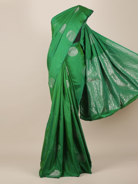

Pothys Green Woven Design Silk Cotton Saree