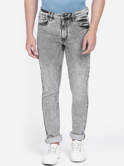 

Crocodile Men Grey Slim Fit Mid-Rise Clean Look Jeans