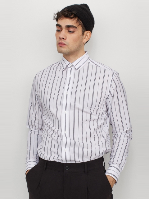 

H&M Men White Shirt Regular Fit