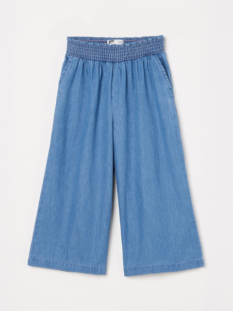 

Fame Forever by Lifestyle Girls Navy Blue Regular Fit Solid Culottes