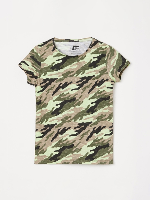 

Fame Forever by Lifestyle Green Printed Top