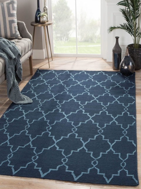 

Jaipur Rugs Blue Printed Hand-Tufted Carpet
