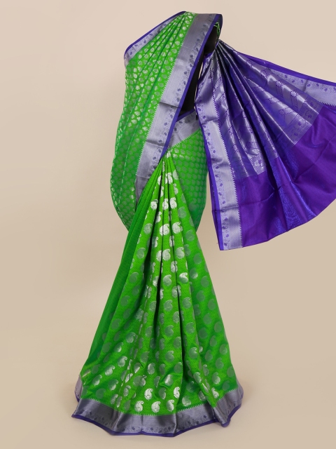 

Pothys Green Woven Design Art Silk Saree