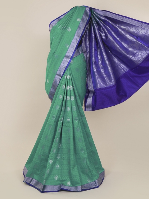 

Pothys Green & Blue Art Silk Woven Design Saree