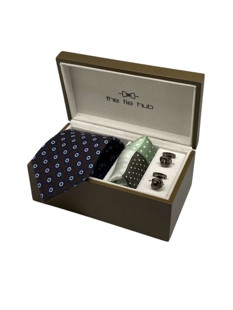 

The Tie Hub Men Accessory Gift Set, Brown