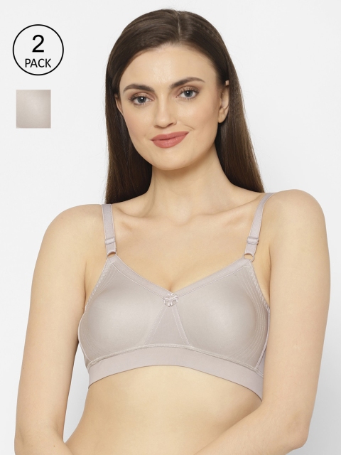 

Floret Grey Solid Non-Wired Non Padded Minimizer Bra T3073_Mineral-Minera