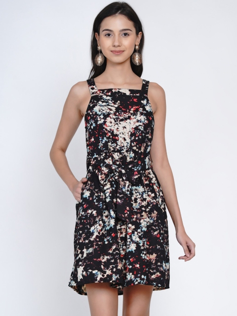 

Abiti Bella Women Black Printed Sheath Dress