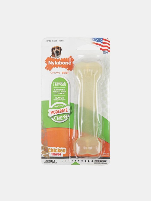

Nylabone Beige Chew Bone Dog Toy