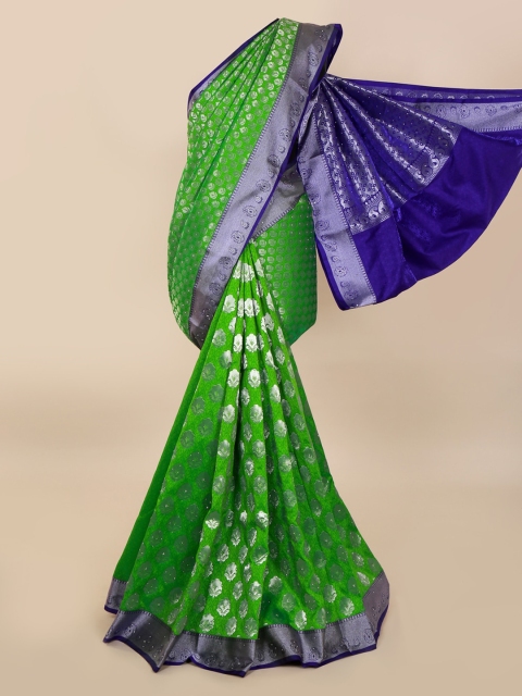 

Pothys Green Woven Design Art Silk Saree