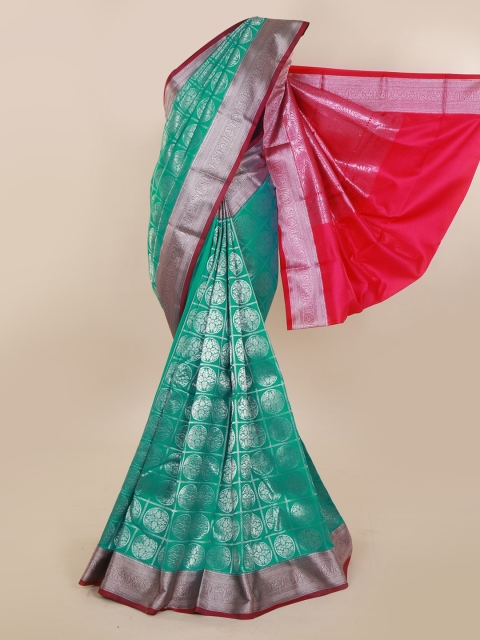 

Pothys Green Woven Design Art Silk Saree