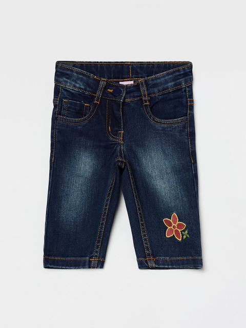 

max Girls Blue Regular Fit Jeans
