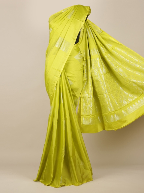 

Pothys Green Woven Design Silk Cotton Saree