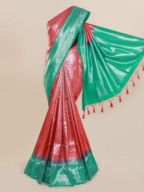 

Pothys Pink Woven Design Pure Silk Saree