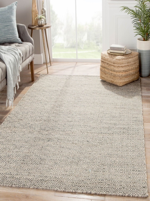 

Jaipur Rugs Beige & Black Geometric Hand-Tufted Rectangular Carpet