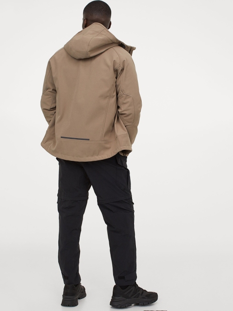 

H&M Mens Beige Softshell jacket
