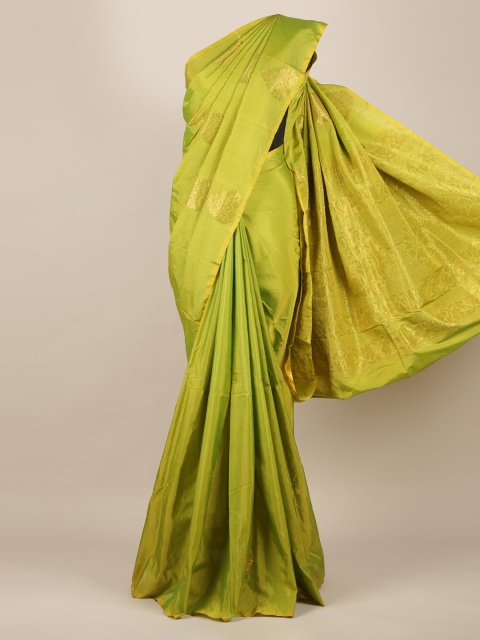 

Pothys Green Woven Design Silk Cotton Saree
