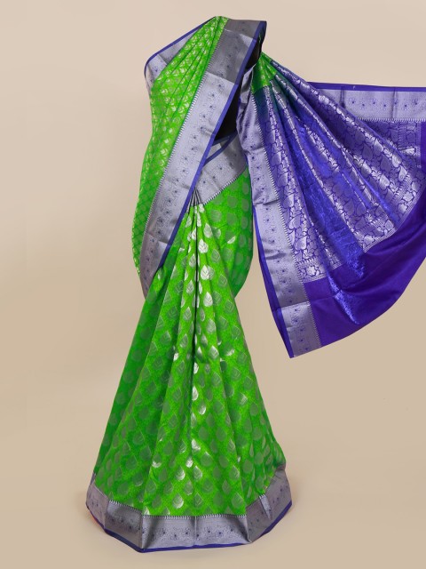 

Pothys Green Woven Design Art Silk Saree