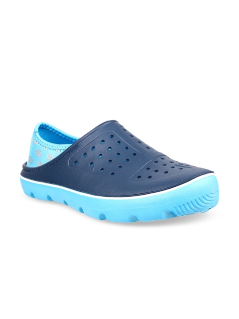 

Bonkerz Men Navy Blue Solid Perforated Clogs