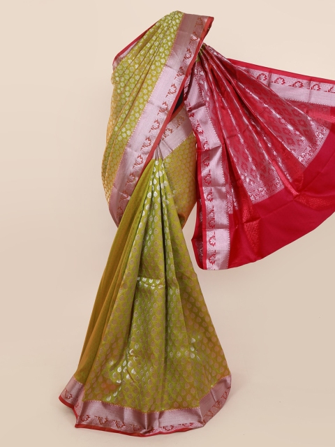 

Pothys Green Woven Design Art Silk Saree