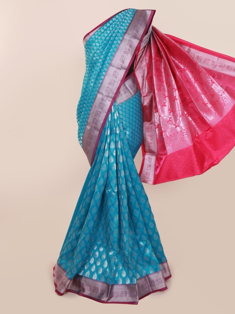 

Pothys Blue & Pink Art Silk Woven Design Saree