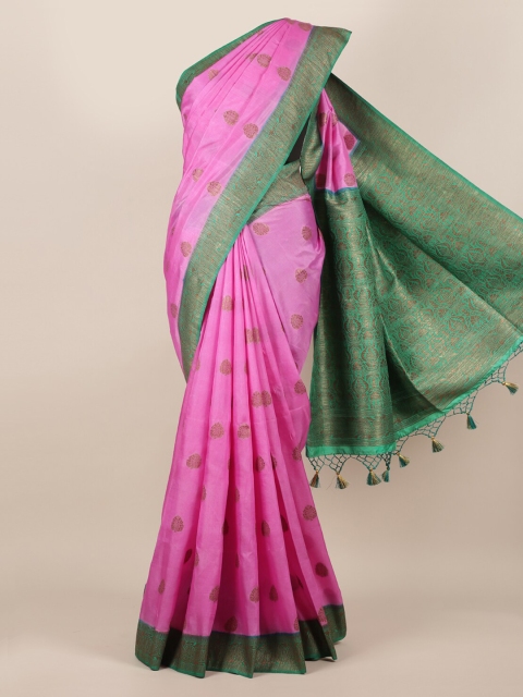 Pothys Lavender Woven Design Jute Silk Saree