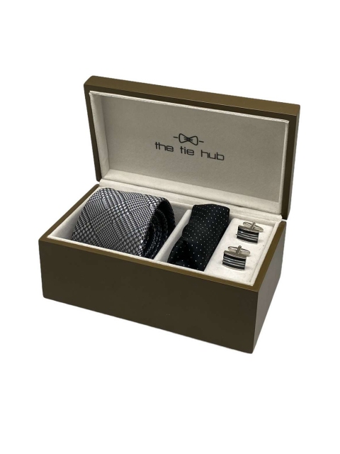 

The Tie Hub Men Accessory Gift Set, Black