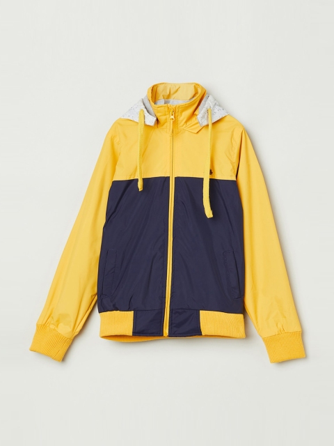 

max Boys Yellow & Blue Colourblocked Bomber