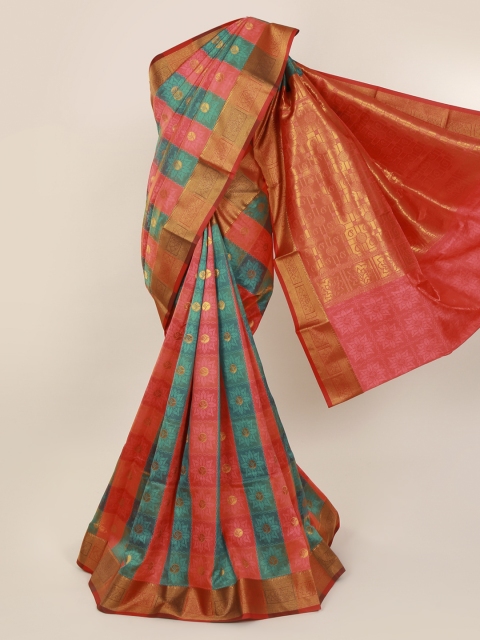 

Pothys Multicoloured Woven Design Art Silk Saree, Multi