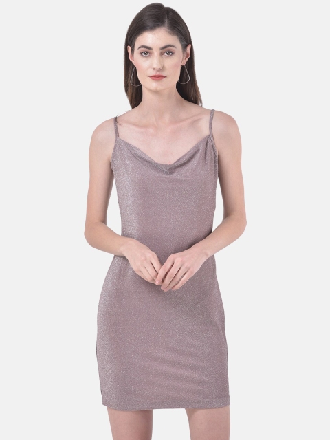 

Eavan Women Mauve Solid Bodycon Dress