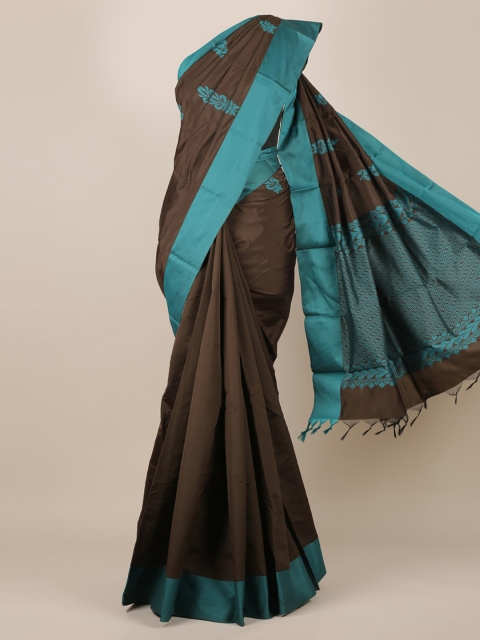 

Pothys Brown Woven Design Silk Cotton Saree