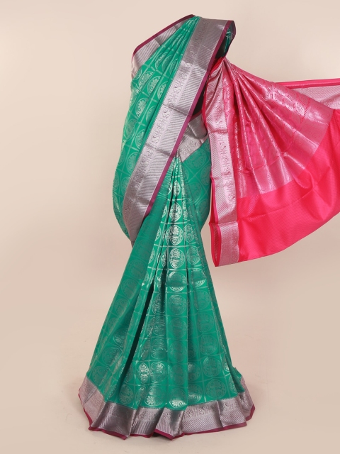 

Pothys Green Woven Design Art Silk Saree