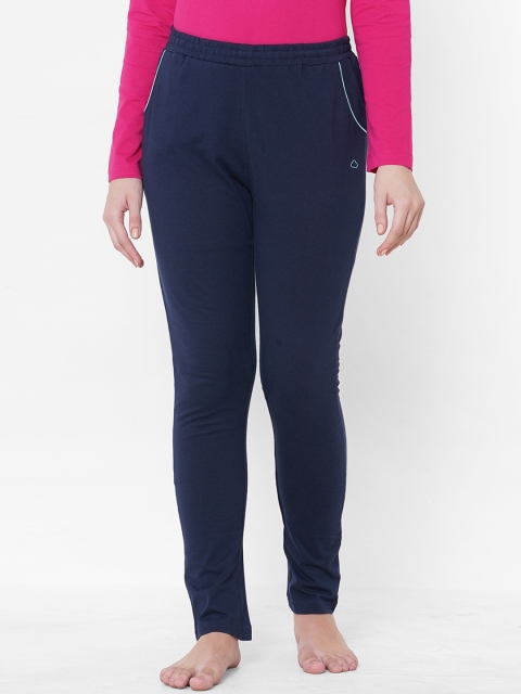 

Sweet Dreams Women Navy Blue Solid Lounge Pants