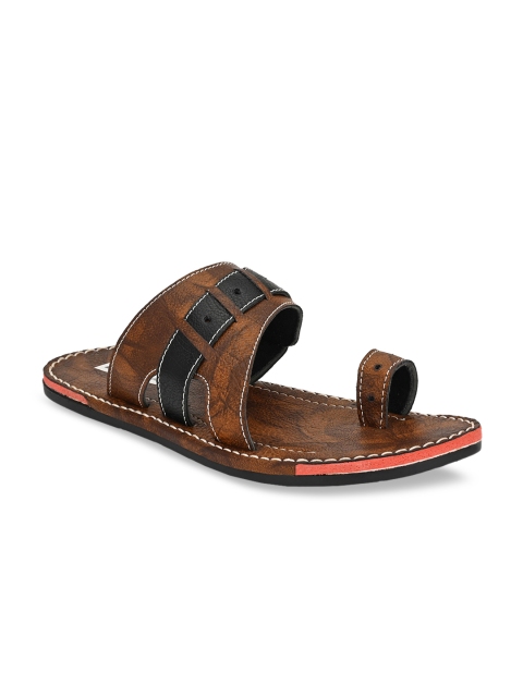 

BUCIK Men Brown Comfort Sandals