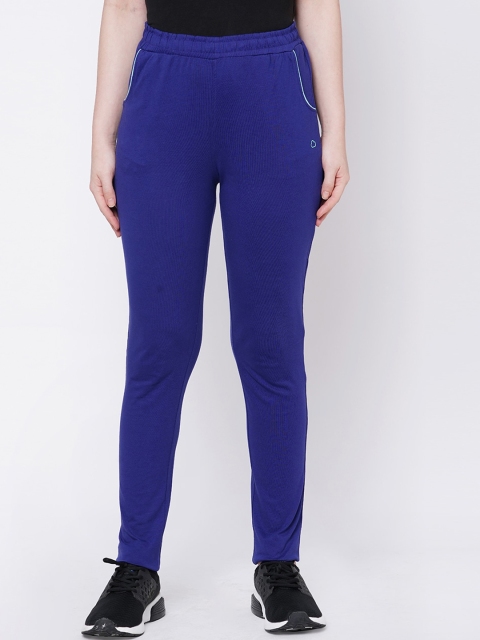 

Sweet Dreams Women Blue Solid Slim-Fit Track Pants