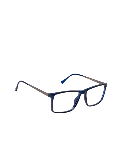 

David Blake Unisex Blue Solid Full Rim Rectangle Frames EWDB2381MWZKM010C4