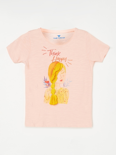 

Fame Forever by Lifestyle Girls Pink Printed Top